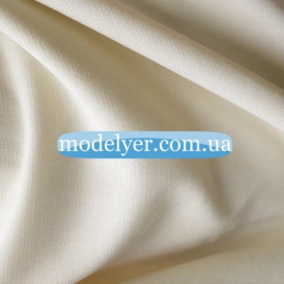 Ткань Лен стрейч (молоко)